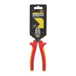 Knipex VDE Long Nose Pliers 8 (200mm) - Screwfix