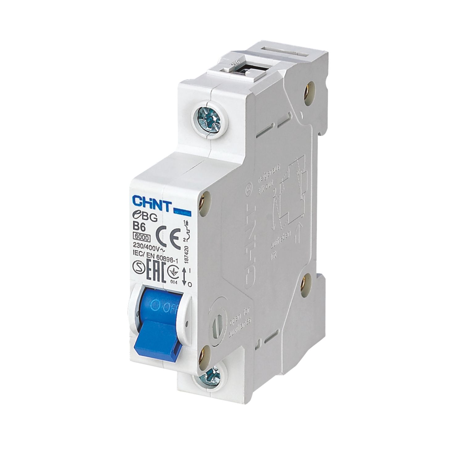 Chint EBG 6A SP B Curve MCB (6786V)