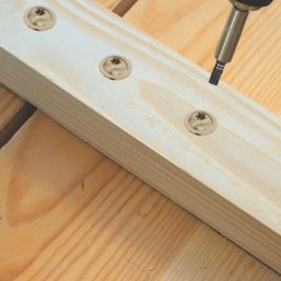 TimbaScrew  TX Wafer Thread Cutting Timber Screws 6.7mm x 200mm 50 Pack