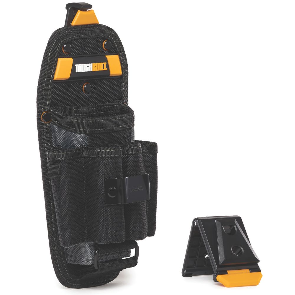 Toughbuilt ClipTech Large Technician Pouch Black - Screwfix