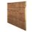 Forest Vertical Board Closeboard  Fence Panels Dark Brown 6' x 5' 6" Pack of 5