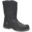 Site Hydroguard Size 10  Black Water-Resistant Steel Toe Cap Safety Rigger Boots