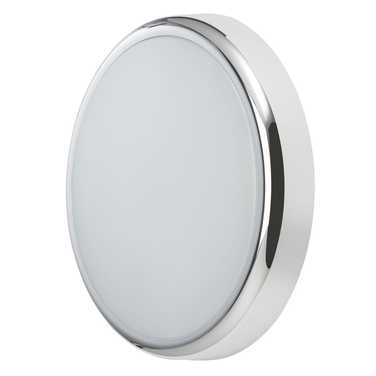 Knightsbridge BT14ACTCH Indoor & Outdoor Round LED CCT Adjustable Bulkhead Chrome 14W 1130 - 1260lm (678GA)