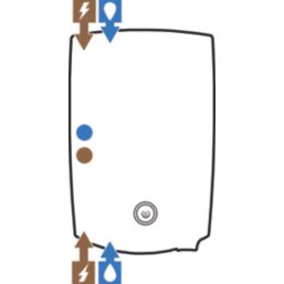 Mira Decor Warm Silver 8.5kW  Manual Electric Shower