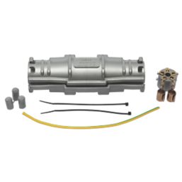 Raytech King Joint L10 ARM 2-Entry 5-Pole IPX8 Gel-Filled Joint for FLEX & SWA Cables Grey