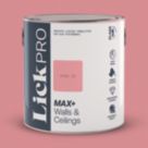 LickPro Max+ 2.5Ltr Pink 12 Matt Emulsion  Paint