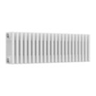 Reina 300mm x 1370mm 4058BTU White Horizontal 4 Column Radiator