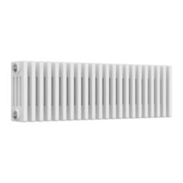Reina 300mm x 1370mm 4058BTU White Horizontal 4 Column Radiator