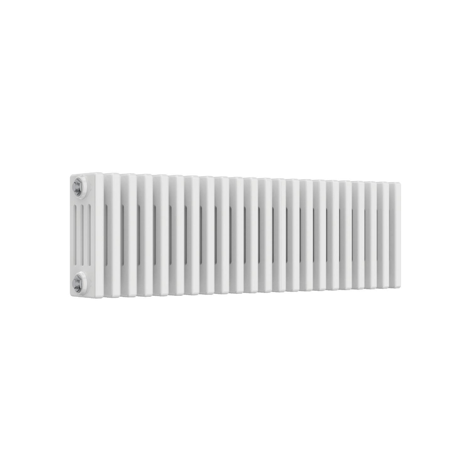 Reina 300mm x 1370mm 4058BTU White Horizontal 4 Column Radiator (678LH)