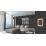 British General Evolve 2-Gang 2-Way LED Double Master Touch Trailing Edge Dimmer Switch  Satin Brass with Black Inserts