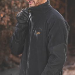 Site Karker Full Zip Fleece Black X Large 51" Chest