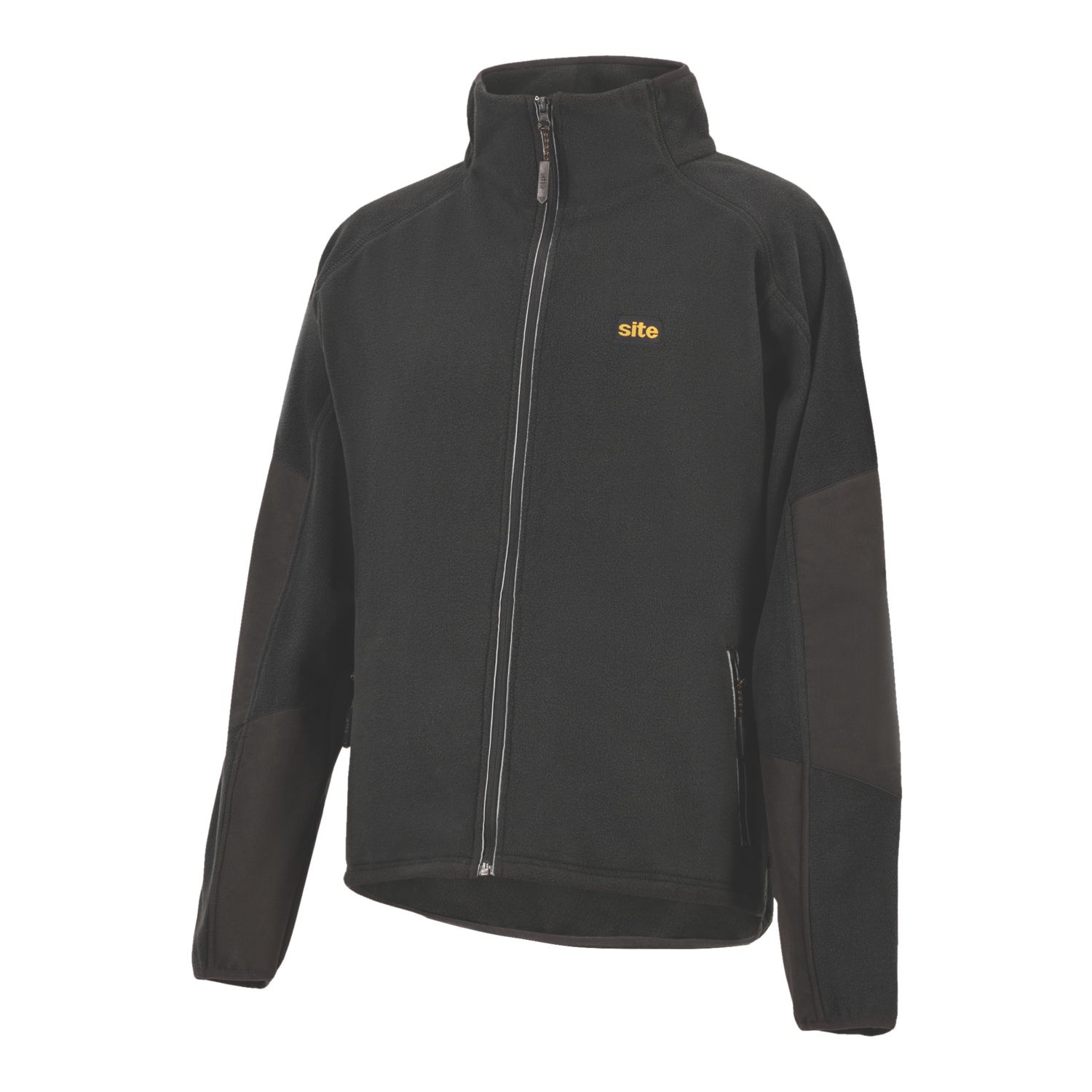 Site Karker Full Zip Fleece Black X Large 51" Chest (678RV)