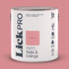 LickPro  2.5Ltr Pink 12 Vinyl Matt Emulsion  Paint