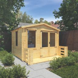 Mercia Tongue & Groove 10' x 12' (Nominal) Apex Timber Log Cabin