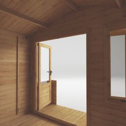 Mercia Tongue & Groove 10' x 12' (Nominal) Apex Timber Log Cabin