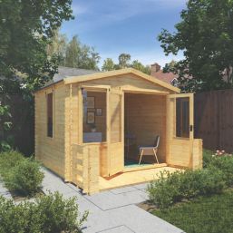 Mercia Tongue & Groove 10' x 12' (Nominal) Apex Timber Log Cabin