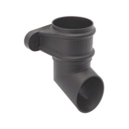 FloPlast Cast Iron Effect Round Shoe Black 68mm