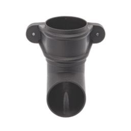 FloPlast Cast Iron Effect Round Shoe Black 68mm