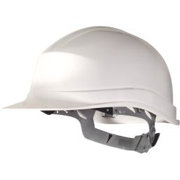 Delta Plus Zircon I Essential Slip Ratchet Safety Helmet White