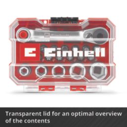 Einhell  1/4" Drive Ratchet Set 21 Pieces