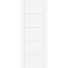 Green & Taylor  Satin Painted White Wooden Ladder Internal Fully-Finished Door 1981mm x 838mm