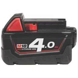 Milwaukee M18 B4 18V 4.0Ah Li-Ion RedLithium Battery