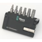 Wera Bit-Check 7 TX Universal 1 1/4" Hex Shank TX Bit Set 7 Pieces