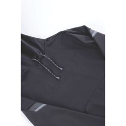 Mascot Customized Zip Thru Fleece Hoodie Black Medium 39.5" Chest