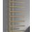 Reina 998mm x 500mm 1078BTU Brass Flat Designer Towel Radiator