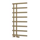 Reina 998mm x 500mm 1078BTU Brass Flat Designer Towel Radiator