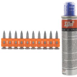 Spit Zinc-Plated HC6 Collated Nails 6.4mm x 17mm 500 Pack