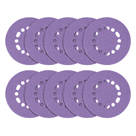 Trend AB/150/240A  Random Orbit Sanding Discs Punched 150mm 240 Grit 10 Pack