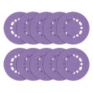 Trend  AB/150/240A 240 Grit 8-Hole Punched Multi-Material Sanding Discs 150mm 10 Pack