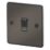Knightsbridge  10AX 1-Gang Intermediate Switch Gunmetal