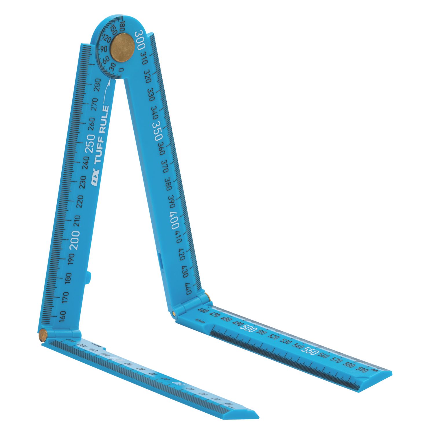 OX Pro Tuff (Cyan) Foldable Ruler 600mm (679XX)