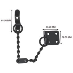 Smith & Locke Door Chain 220mm Matt Black