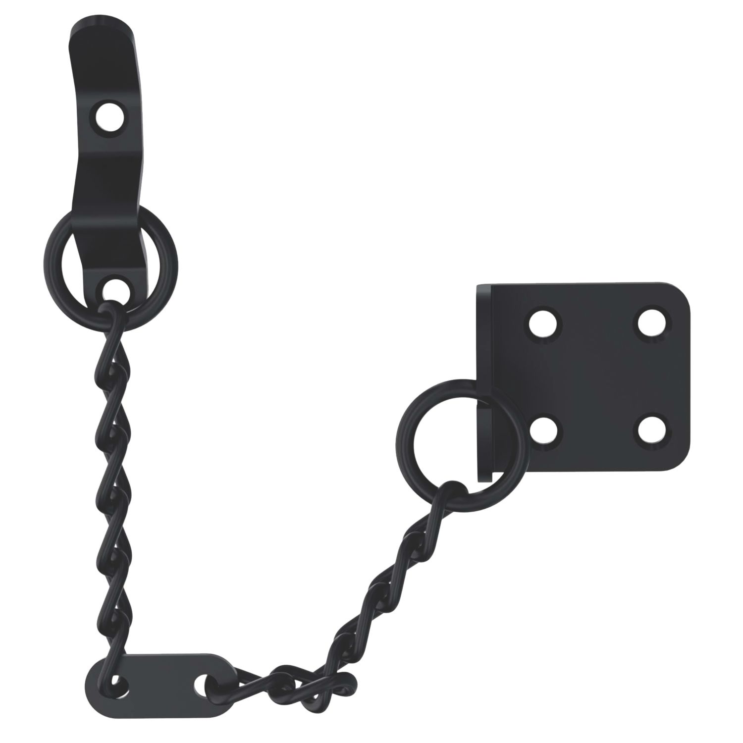 Smith & Locke Door Chain 220mm Matt Black (679YX)