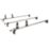 Van Guard VG286-3 Renault Master 2010 - 2024 ULTI Van Roof Bars 1570mm