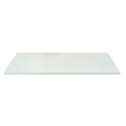 RB UK White Twin Slot Shelves 800mm x 250mm x 19mm 2 Pack