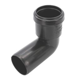 FloPlast Push-Fit 90° Conversion Bend Black 90° 40mm