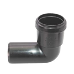 FloPlast Push-Fit 90° Conversion Bend Black 90° 40mm