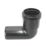 FloPlast Push-Fit 90° Conversion Bend Black 90° 40mm