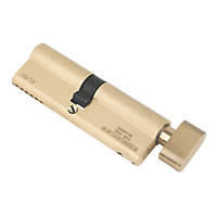 Smith & Locke  6-Pin Thumbturn Euro Cylinder Lock 45-50 (95mm) Polished Brass