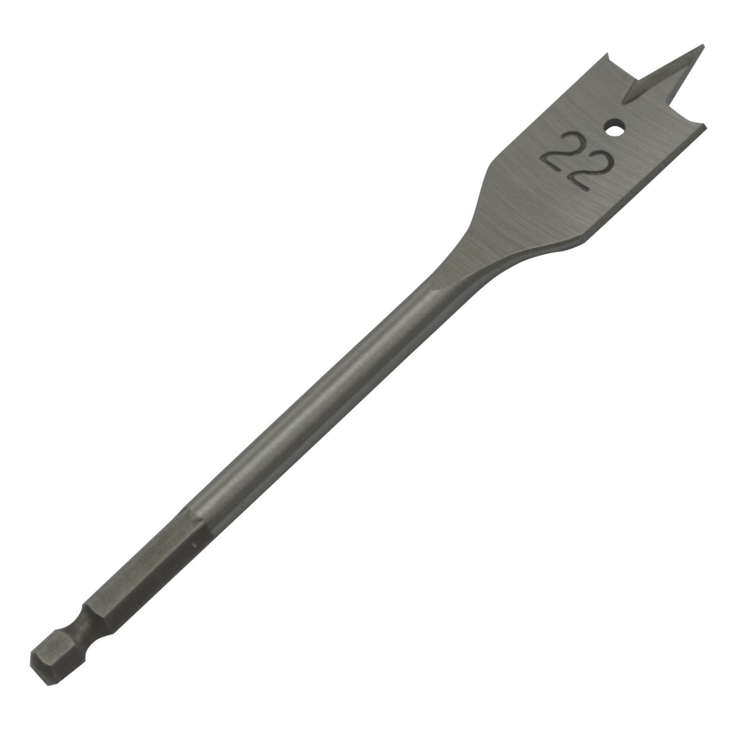 Hex Shank Flat Wood Flat Wood Drill Bit 22mm x 152mm (6805V)