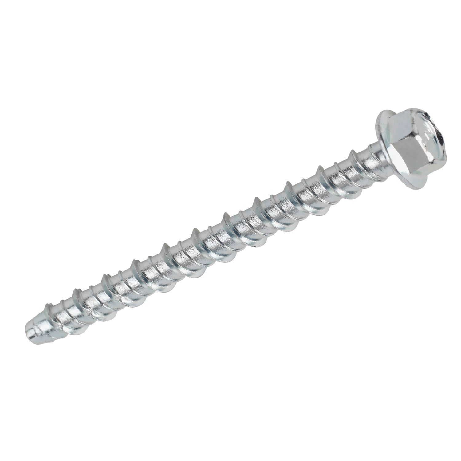 Rawlplug LX Zinc-Plated Steel Flanged Concrete Screwbolts M6 x 75mm 10 Pack (6806J)