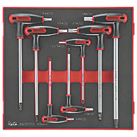 Teng Tools TEDHEX7 Metric Metric T-Handle Hex Key Set 7 Pieces