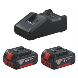 Bosch  18V 2 x 4.0Ah Li-Ion CoolPack Brushless Cordless Combi Drill & Impact Driver Twin Pack