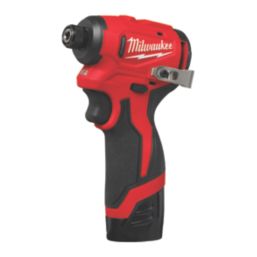 Milwaukee M12BLIDRC-202C 12V 2 x 2.0Ah Li-Ion RedLithium Brushless Cordless Impact Driver