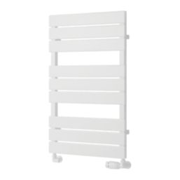 Reina 823mm x 500mm 1356BTU White Flat Designer Towel Radiator