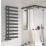 Reina 780mm x 500mm 1124BTU Anthracite Flat Designer Towel Radiator